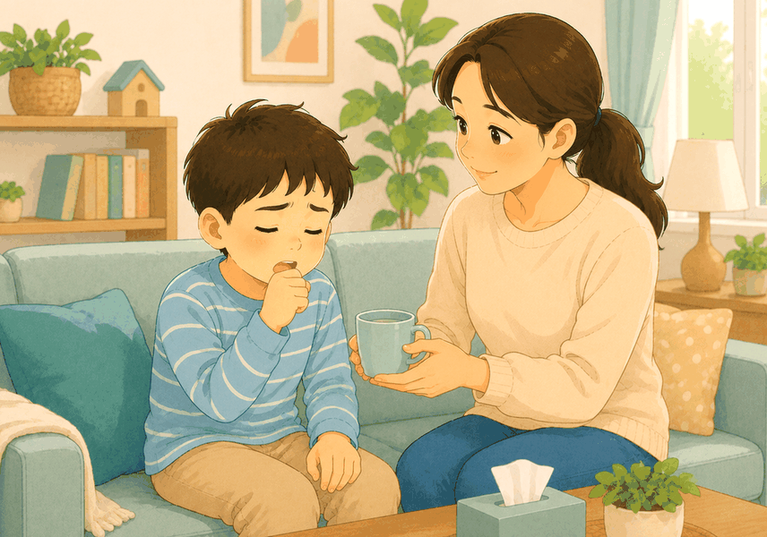 평촌 소아후비루 — 밤 기침과 킁킁거림, 목 뒤로 넘어가는 콧물을 살펴봐요.