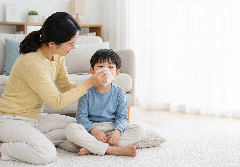 평촌 부비동염두통 — 코막힘과 머리 불편을 함께 호소하는 아이