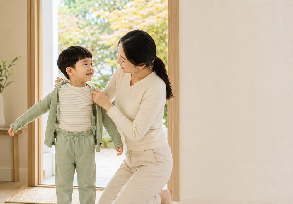 평촌 아이감기한방 — 계절마다 감기를 타는 아이를 살피는 진료 장면