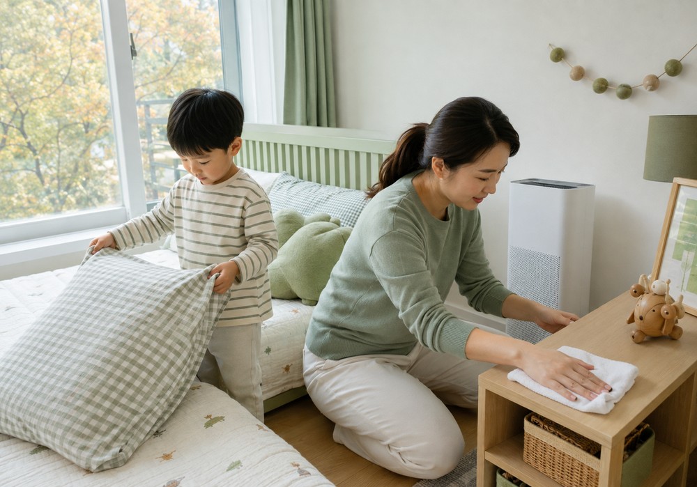 평촌 기침형천식 시기별 한방 관리 — 기침과 호흡을 살피는 진료