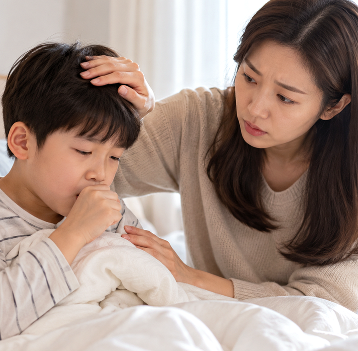 노원아침가래아이 – 아침에 목에 가래가 걸린 듯 불편해하는 아이