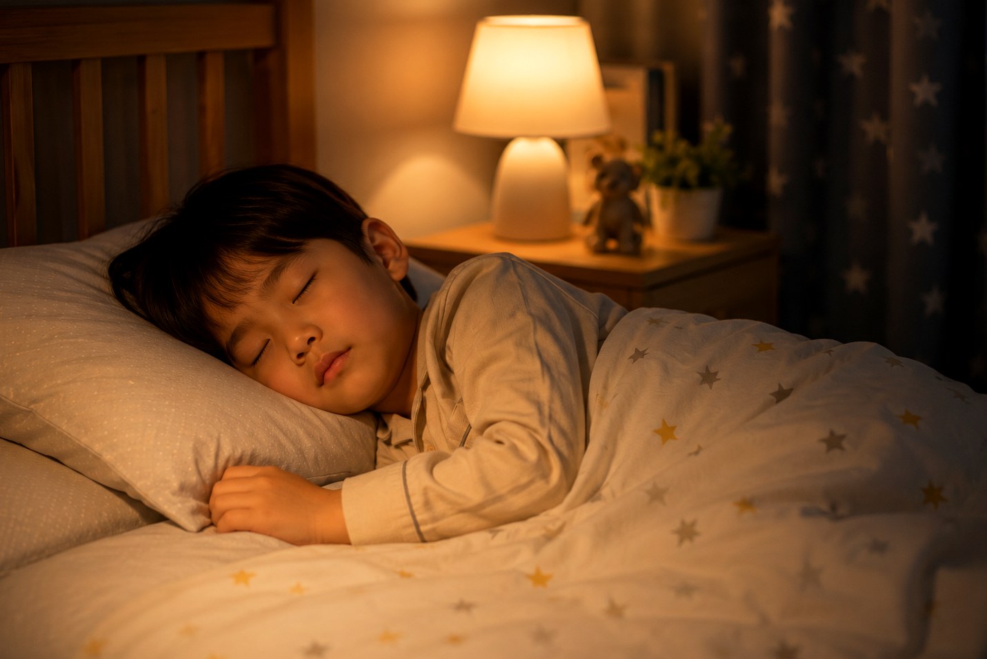 목동 성장 — 원장과 아이가 성장 상담을 하는 모습