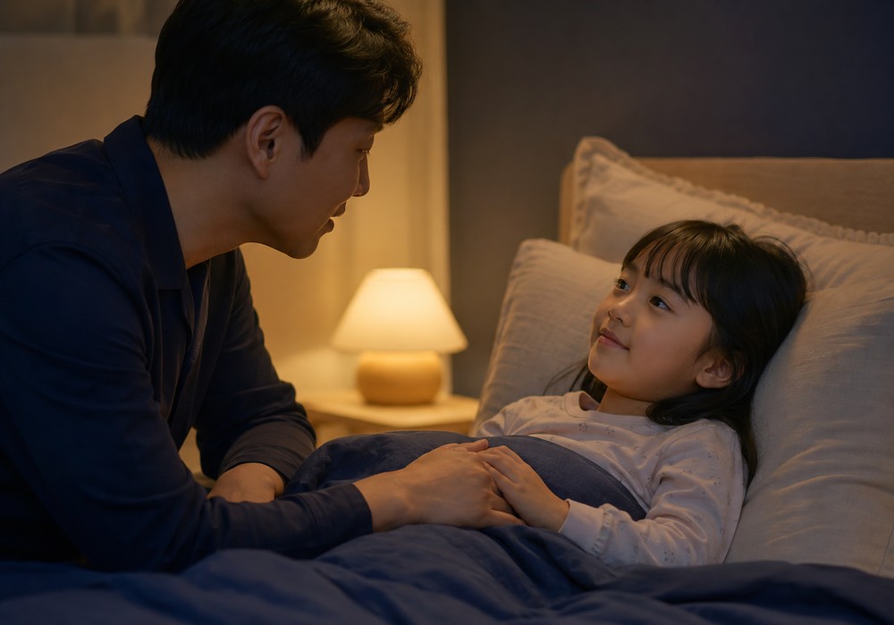 목동 야경증 아이의 체질과 낮 컨디션을 함께 살피는 진료 장면