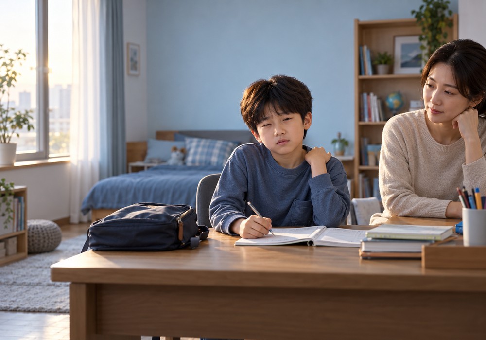 목동 틱악화시기 — 규칙적인 생활 리듬으로 아이의 긴장을 덜어 주는 모습