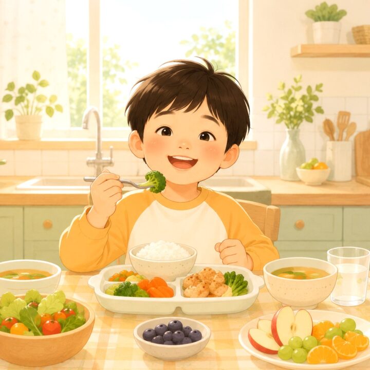 잠실 소아 식욕부진 – 브로콜리를 맛있게 먹는 아이