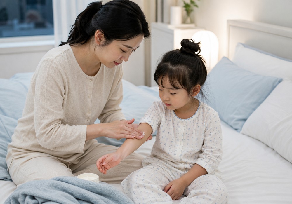 송파구 잠실 소아 두드러기 — 반복되는 피부 발진을 살피는 소아 한방 진료 이미지