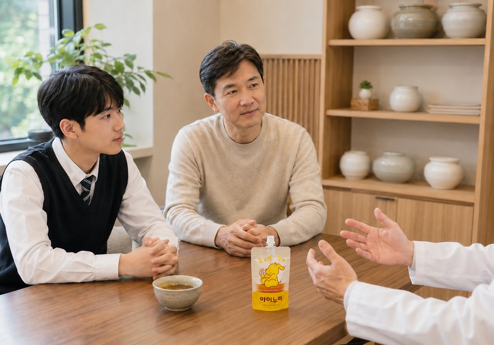 잠실 수험생 아이가 규칙적인 생활 리듬 속에서 공부에 집중하는 모습