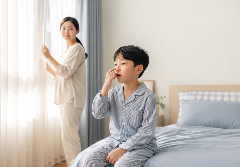 잠실 코막히는 이유 — 코가 막혀 답답해하는 아이