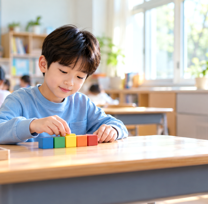 수원ADHD한약 – 책상에서 공부에 집중하려는 아이