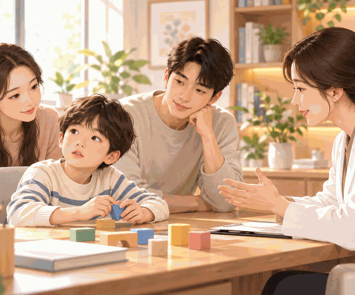 신흥ADHD한방 – 책상에서 집중하기 어려워 주변을 바라보는 아이