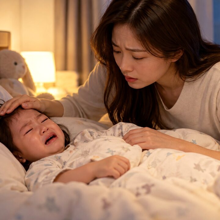 송도어린이야경증 – 밤에 자다가 갑자기 놀라 울며 힘들어하는 아이
