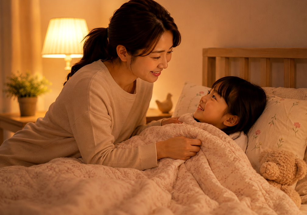 하남미사 기관지염 진료 — 아이의 가슴 소리를 살피며 상담하는 진료실 풍경