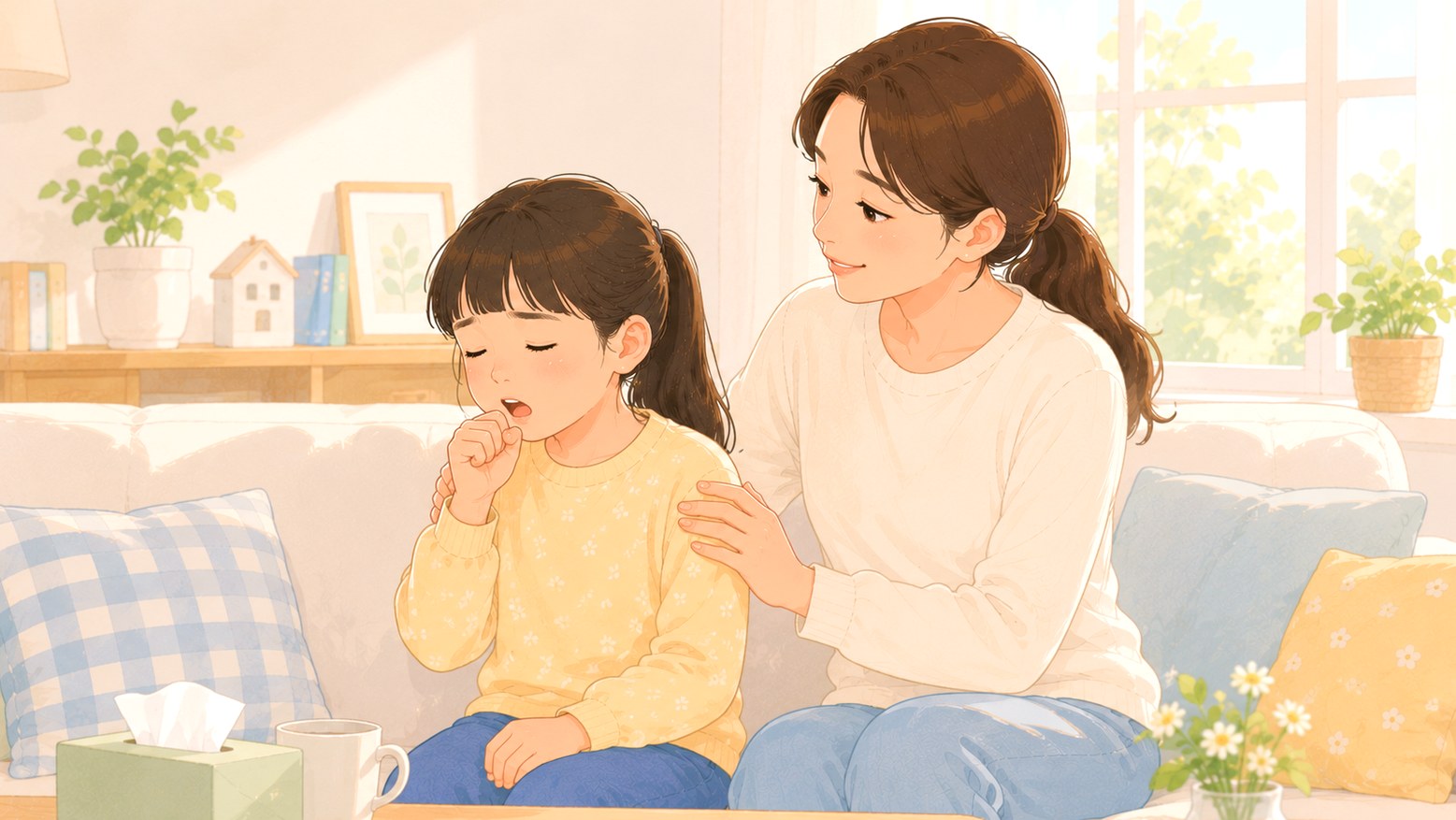 순천 후비루 – 헛기침하는 아이의 등을 쓸어주는 엄마