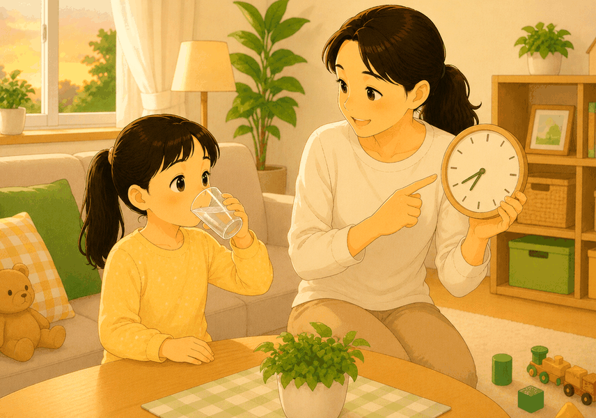 야뇨증 생활관리 — 따뜻한 잠자리와 편안한 분위기