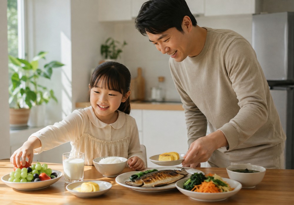 아이마다 다른 성장의 뿌리를 설명하는 장면