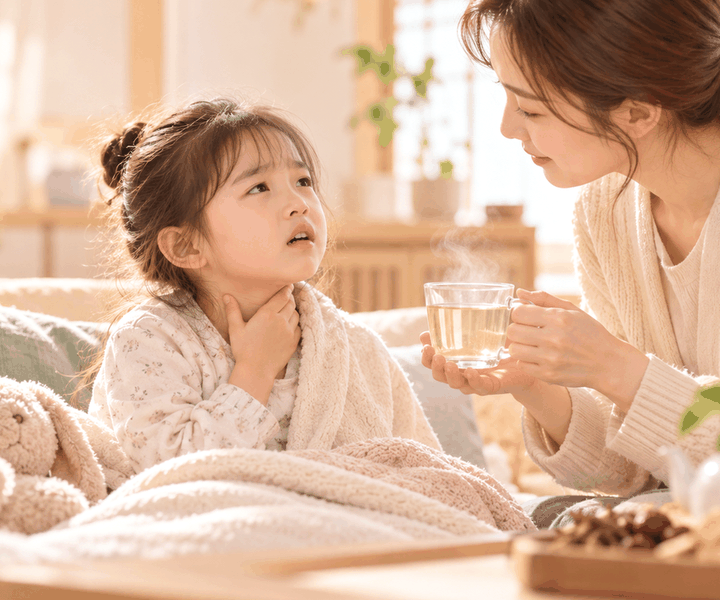 순천아이감기목쉼 – 감기 후 목소리가 쉬고 목이 불편한 아이