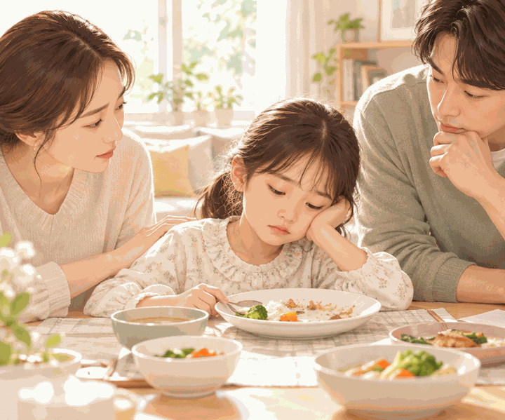전주식욕부진면역 – 식사를 앞에 두고 입맛이 없어 고민하는 아이