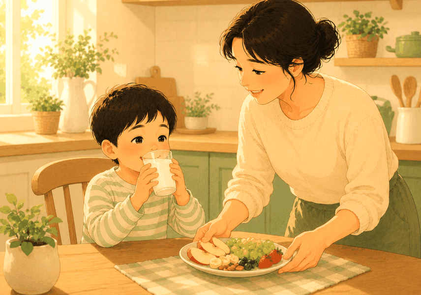 김해장유 소아 성장 — 아이가 줄넘기를 하며 뛰어노는 모습