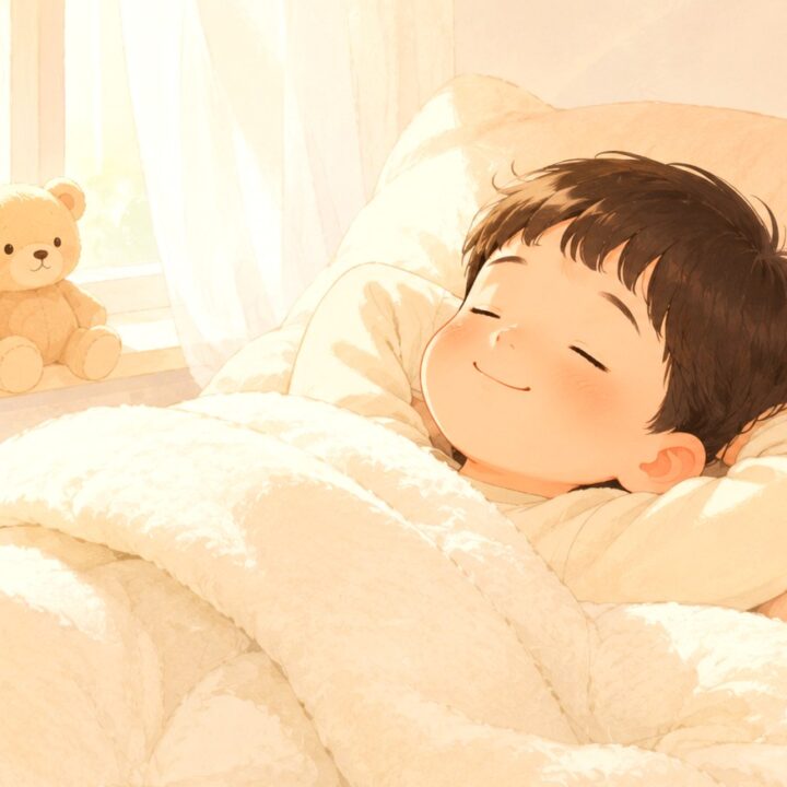 울산 소아 아토피 – 편안히 잠든 아이