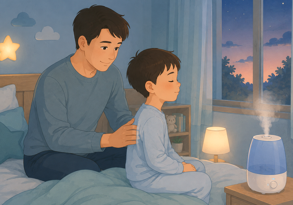 울산 소아천식 — 편안히 숨 쉬는 아이의 모습