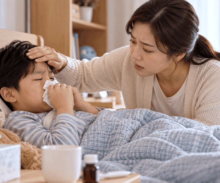 울산비염환절기관리 – 환절기 콧물과 재채기로 코가 불편한 아이